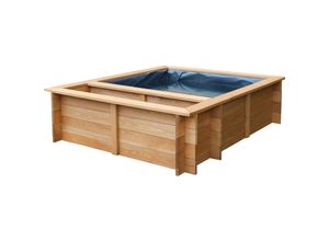 4055894292402 - dobar Gartenteich pflegeleichter Hochteich inkl Teichfolie aus Kiefer versch Modelle