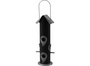 4055938405461 - Siena Garden - Vogelfuttersäule Black Line für Mischfutter 35cm