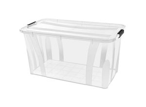 4055938502016 - Aufbewahrungsbox SIENA HOME Anzio Aufbewahrungsboxen Gr B H T 385 cm x 23 cm x 51 cm farblos (transparent) Kunststoff 100% recyclebar