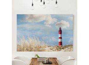 4055957228065 - Micasia - Leinwandbild - Leuchtturm in den Dünen - Quer 23 Größe HxB 40cm x 60cm