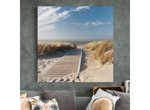 4055957300044 - Micasia - Leinwandbild - Ostsee Strand - Quadrat 11 Größe HxB 30cm x 30cm