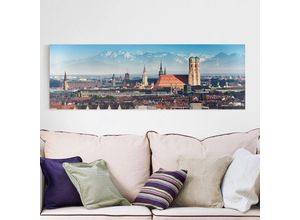 4055957396634 - Micasia - Leinwandbild München - Panoramabild Quer Größe HxB 30cm x 90cm