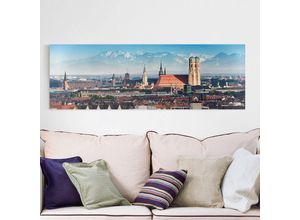 4055957396658 - Micasia - Leinwandbild München - Panoramabild Quer Größe HxB 50cm x 150cm