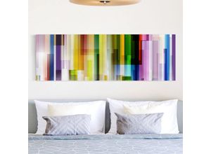 4055957400089 - Micasia - Leinwandbild - Rainbow Cubes - Panorama Quer Größe HxB 30cm x 90cm