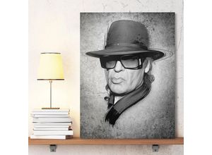 4055957544868 - Leinwandbild - Udo Lindenberg - Strassenkoeter - Viva Con Agua - Hoch 43 Größe HxB 40cm x 30cm