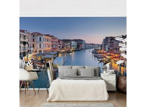 4055957695362 - Micasia - Fototapete - Abendstimmung auf Canal Grande in Venedig - Vliestapete Breit Größe HxB 290cm x 432cm