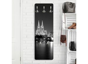 4055958176532 - Garderobe - Köln bei Nacht II - Schwarz Größe HxB 119cm x 39cm