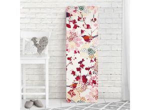 4055958179137 - Micasia - Kindergarderobe - Fancy Birds - Kinderzimmer Vögel Muster Größe HxB 119cm x 39cm