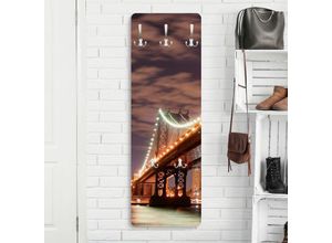 4055958183714 - Garderobe New York - Manhattan Bridge Größe HxB 119cm x 39cm