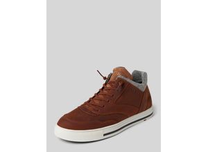 4055968818866 - Ledersneaker mit Label-Print Modell ELLISON