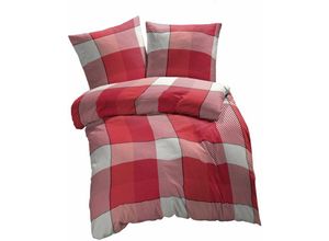 4055971004171 - Etérea - Microfaser Bettwäsche Lola Rot 140x200 cm + 70x90 cm - Rot 4055971004171 - Etérea - Microfaser Bettwäsche Lola Rot 140x200 cm + 70x90 cm - Rot