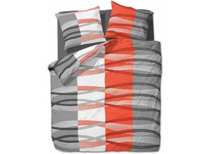 4055971009213 - etérea Microfaser Bettwäsche Hunter - angenehm fein und weich Bettwäsche-Set - Streifen Orange und Lila - Orange 4055971009213 - etérea Microfaser Bettwäsche Hunter - angenehm fein und weich Bettwäsche-Set - Streifen Orange und Lila - Orange
