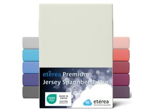 4055971068814 - Etérea - Premium Jersey Spannbettlaken Nature 140x200 - 160x200 cm - Nature