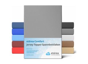 4055971070282 - Etérea - Jersey Topper Spannbettlaken 200x200 - 200x220 cm Grau - Grau 4055971070282 - Etérea - Jersey Topper Spannbettlaken 200x200 - 200x220 cm Grau - Grau