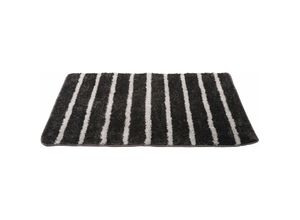 4055971070657 - Etérea - Microfaser Badteppich Stripes 60x100 cm Grau - Grau