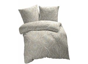 4055971070961 - Etérea - Renforcé Wendebettwäsche Trisa Ornamente Sand 135x200 cm + 80x80 cm - Sand 4055971070961 - Etérea - Renforcé Wendebettwäsche Trisa Ornamente Sand 135x200 cm + 80x80 cm - Sand