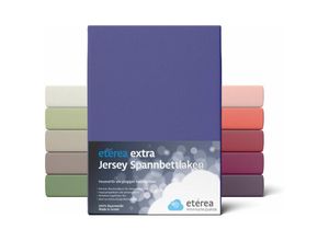 4055971077861 - Etérea - Extra Jersey Spannbettlaken Marine 90x200 - 100x220 cm - Marine