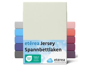 4055971100484 - etérea Comfort Jersey Spannbettlaken Natur 80x160 cm - 80x180 cm - Natur