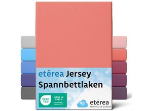 4055971100514 - Comfort Jersey Spannbettlaken Terra 80x160 cm - 80x180 cm - Terra - Etérea