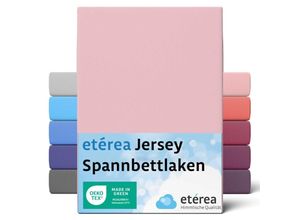 4055971100651 - Comfort Jersey Spannbettlaken Zartrosa 80x160 cm - 80x180 cm - Zartrosa - Etérea