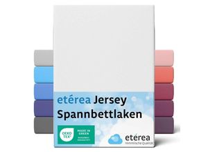 4055971101009 - Comfort Jersey Spannbettlaken Weiss 100x200 cm - 120x200 cm - Weiss - Etérea