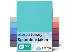 4055971101139 - Etérea - Comfort Jersey Spannbettlaken Ocean 100x200 cm - 120x200 cm - Ocean