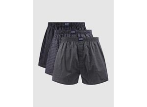 4055983485821 - JOCKEY® Pure Cotton Comfort Boxershorts 3er-Pack für Herren blau M