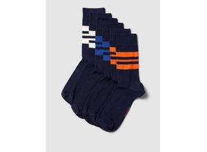 4055983709910 - Socken im 6er-Pack mit Kontraststreifen