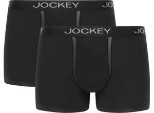 4055983720618 - JOCKEY® Chafe Proof Pouch Pants 2er-Pack Logo-Gummibund für Herren schwarz XXL