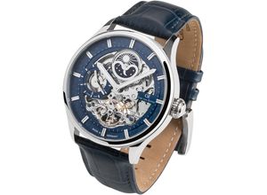 4056007000839 - Automatikuhr CARL VON ZEYTEN Neustadt CVZ0008BLS Armbanduhren blau Herren Automatikuhren Armbanduhr Herrenuhr Datum Made in Germany Mechanische Uhr