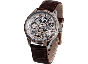 4056007003489 - Automatikuhr CARL VON ZEYTEN Kirnbach CVZ0034RWHS Armbanduhren braun Herren Armbanduhr Herrenuhr Saphirglas Made in Germany Mechanische Uhr