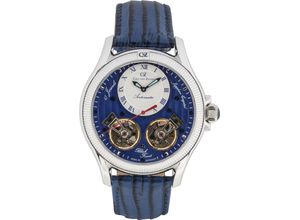 4056007108436 - Automatikuhr CARL VON ZEYTEN Waldhaus CVZ0084SBLS Armbanduhren blau Herren Automatikuhren Armbanduhr Herrenuhr Datum Made in Germany Mechanische Uhr