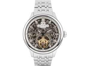 4056007131458 - Automatikuhr CARL VON ZEYTEN St Georgen Armbanduhren grau (edelstahlfarben) Herren Hochzeitsmode Armbanduhr mechanische Uhr Herrenuhr Made in Germany