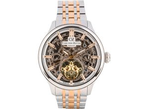 4056007131465 - Automatikuhr CARL VON ZEYTEN St Georgen Armbanduhren bunt (roségoldfarben silberfarben) Herren Hochzeitsmode Armbanduhr mechanische Uhr Herrenuhr Made in Germany