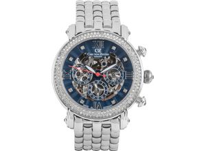 4056007136231 - Multifunktionsuhr CARL VON ZEYTEN Kniebis Armbanduhren grau (edelstahlfarben) Damen Automatikuhren Automatik Armbanduhr mechanische Uhr Damen Datum Made in Germany