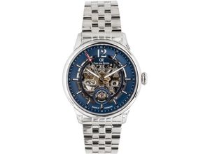 4056007138037 - Automatikuhr CARL VON ZEYTEN Schramberg CVZ0080BLMS Armbanduhren silberfarben Herren Automatikuhren Armbanduhr Herrenuhr Skelettuhr Made in Germany Mechanische Uhr