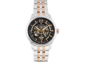 4056007138068 - Automatikuhr CARL VON ZEYTEN Schramberg Armbanduhren bunt (roségoldfarben silberfarben schwarz) Herren Armbanduhr mechanische Uhr Herrenuhr bicolor Made in Germany