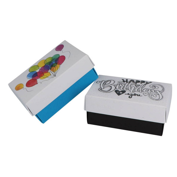 4056124092892 - Geschenkboxen Buntbox Geburtstag L 2tlg 36 l - 266 x 172 x 78 cm weiß blau schwarz