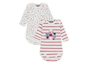 4056178795718 - Kanz - Langarm-Body LAYETTE – CATWALK 2er-Pack in weiß Gr56