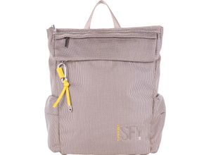 4056185115394 - SURI FREY Rucksack Strukturen-Optik Anhänger für Damen braun