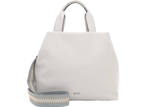 4056185198601 - SURI FREY Henkeltasche Kunstleder Emblem für Damen weiß