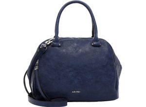 4056185199899 - SURI FREY Shopper Kunstleder Lasercut-Optik für Damen blau