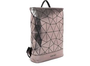 4056185212888 - SURI FREY Rucksack Metallic-Optik Markenschriftzug für Damen grau