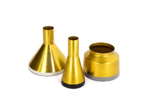 4056216605108 - Vasen 3er Set Culture 120 Gold   Weiß   Schwarz   Grau