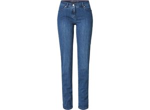 4056244495481 - Jeans Perfect Shape Slim Fit leichte Waschung für Damen blau 42