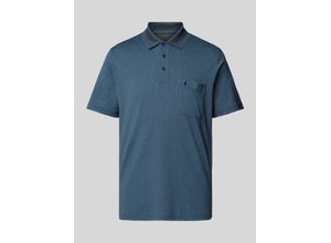 4056254488756 - Regular Fit Poloshirt mit Allover-Muster