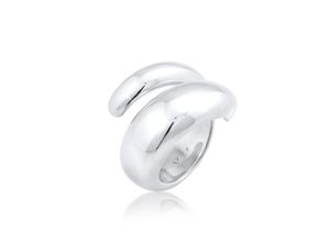 4056261005489 - Fingerring Wickelring Spiral Fingerschmuck 925 Silber Fingerringe Gr 56 mm ohne Stein Silber 925 (Sterlingsilber) 9 mm silberfarben (silber) Damen Fingerringe