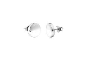 4056261007032 - Nenalina Ohrringe Basic Geo Brushed Ohrstecker 925 Sterling Silber (Farbe Silber)