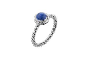 4056261038883 - Nenalina Ring Lapis Lazuli Edelstein September Boho 925 Silber in blau Schmuck für Damen