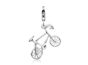 4056261040671 - Charm-Einhänger Fahrrad Bike Anhänger Kettenanhänger 925 Silber Charms Gr ohne Stein silberfarben (silber) Damen